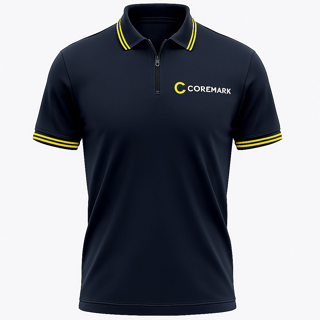 1. Coremark Premium Polyester Polo T-shirt